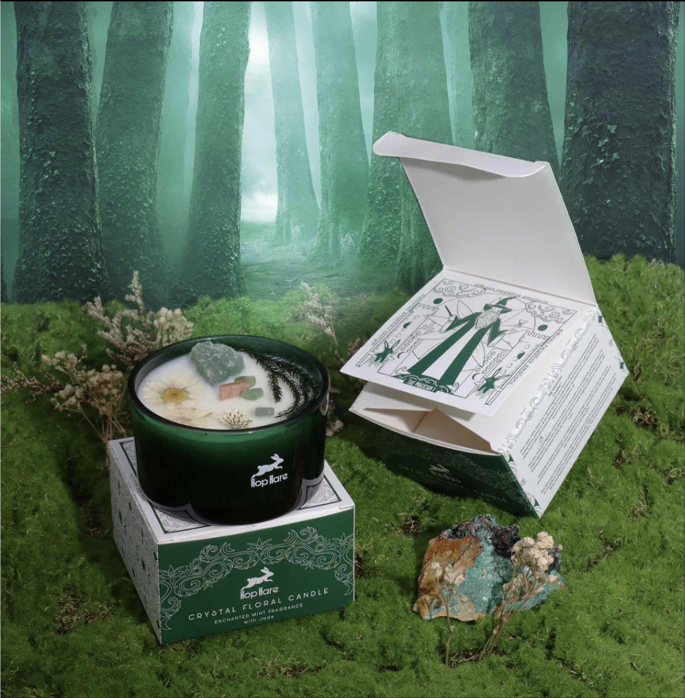 The Magician - Hop Hare Crystal Candle