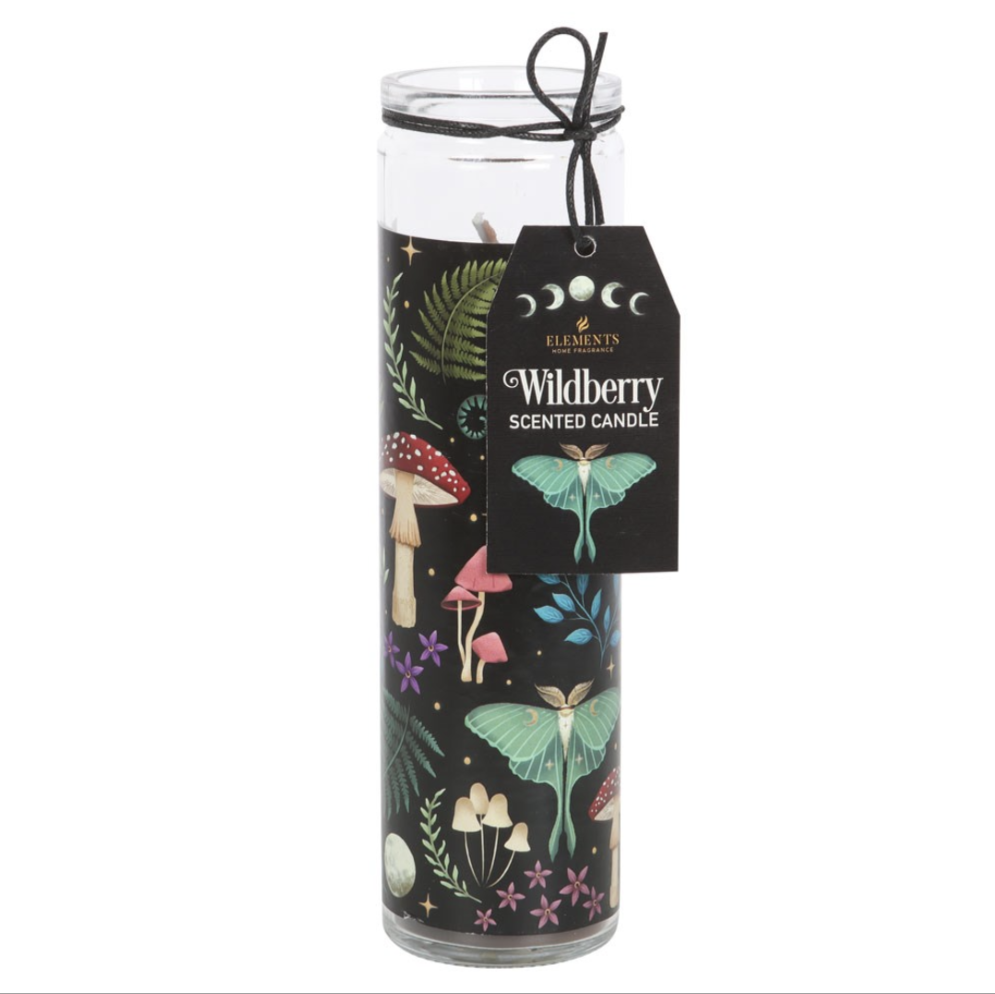 Wild berry Pillar Candle