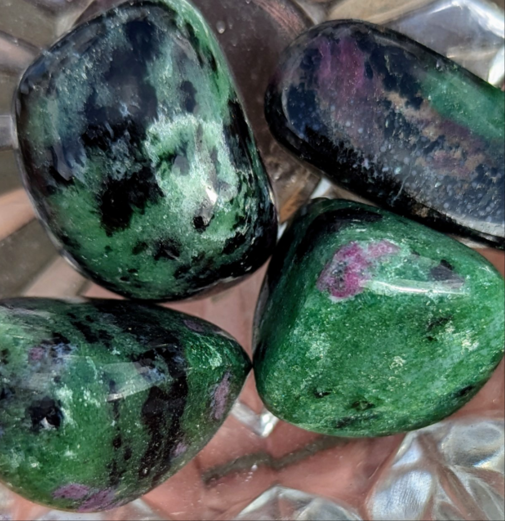 Ruby in Zoisite Tumble