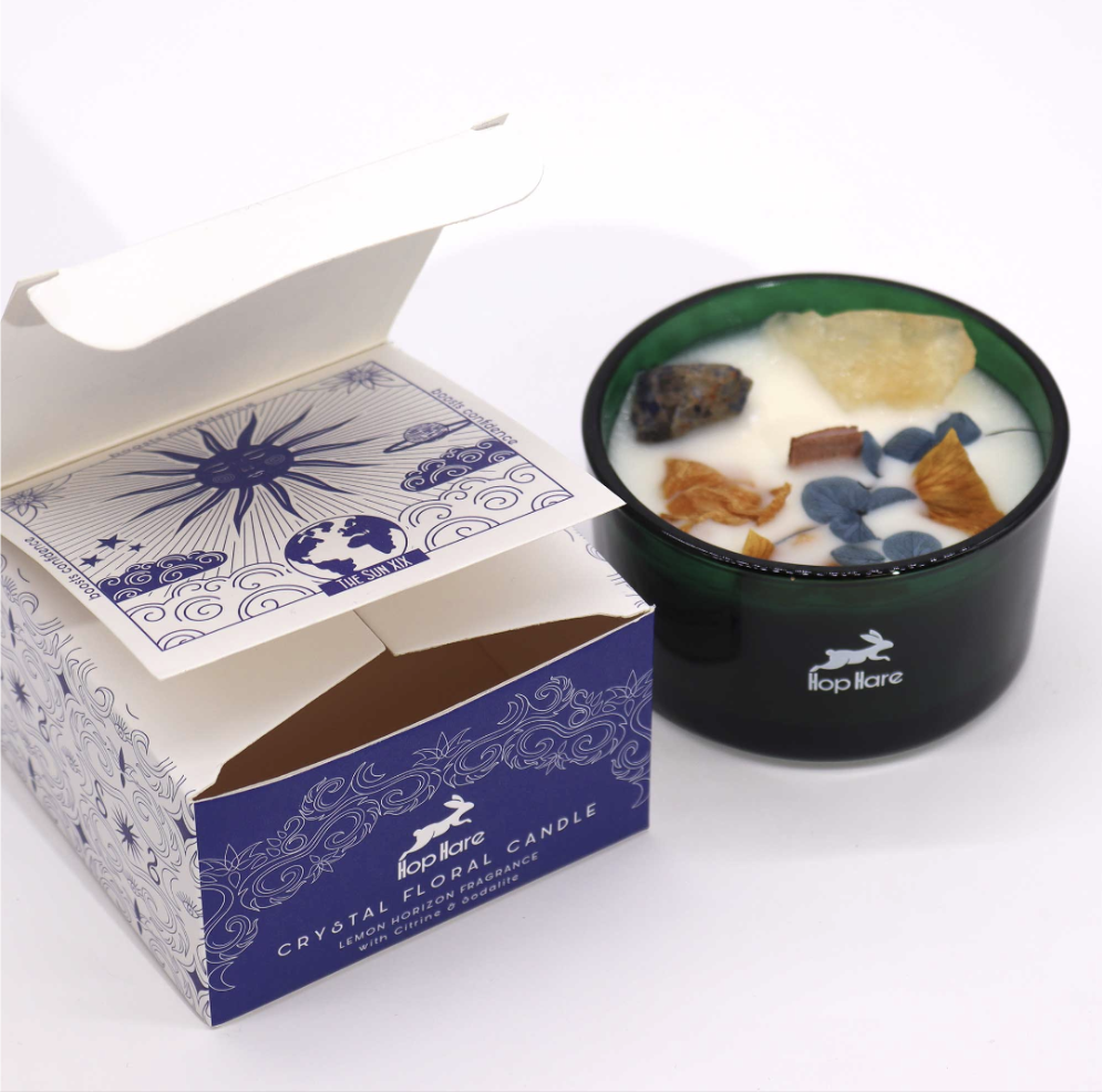 The Sun - Hop Hare Crystal Candle