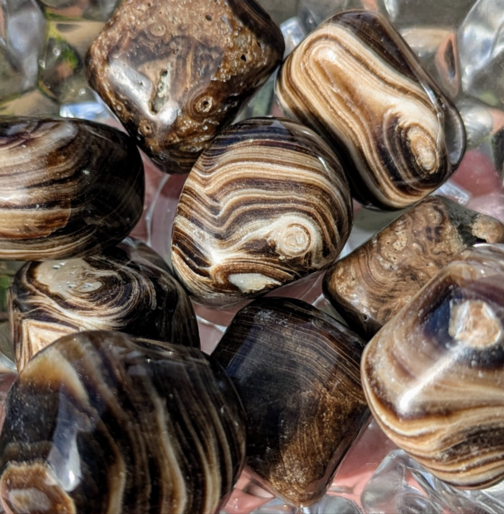 Chocolate Calcite Tumble