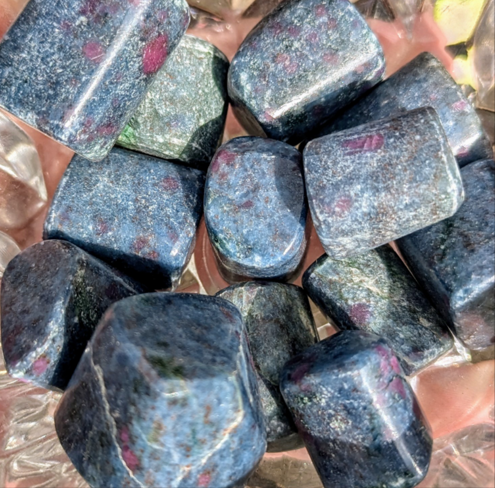 Ruby in Kyanite Tumble