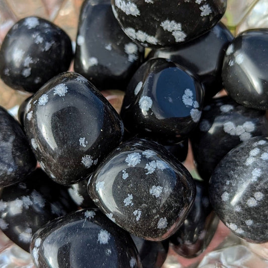 Snowflake Obsidian Tumble
