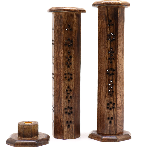 Mango Wood Incense Smoke Tower