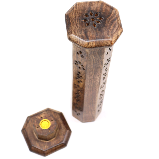 Mango Wood Incense Smoke Tower