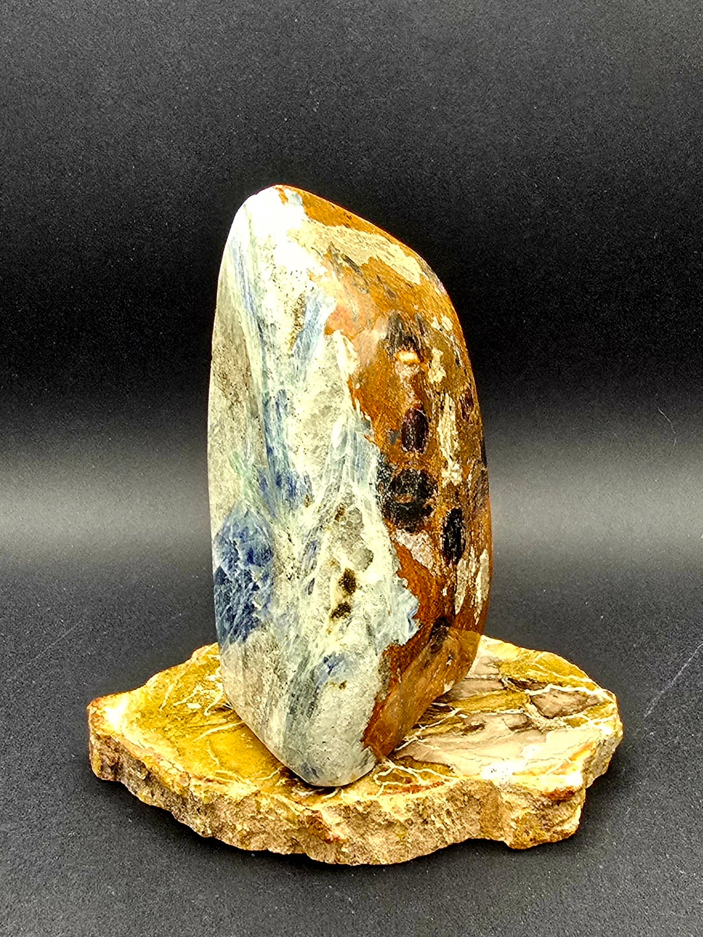 Blue Kyanite polished Freeform