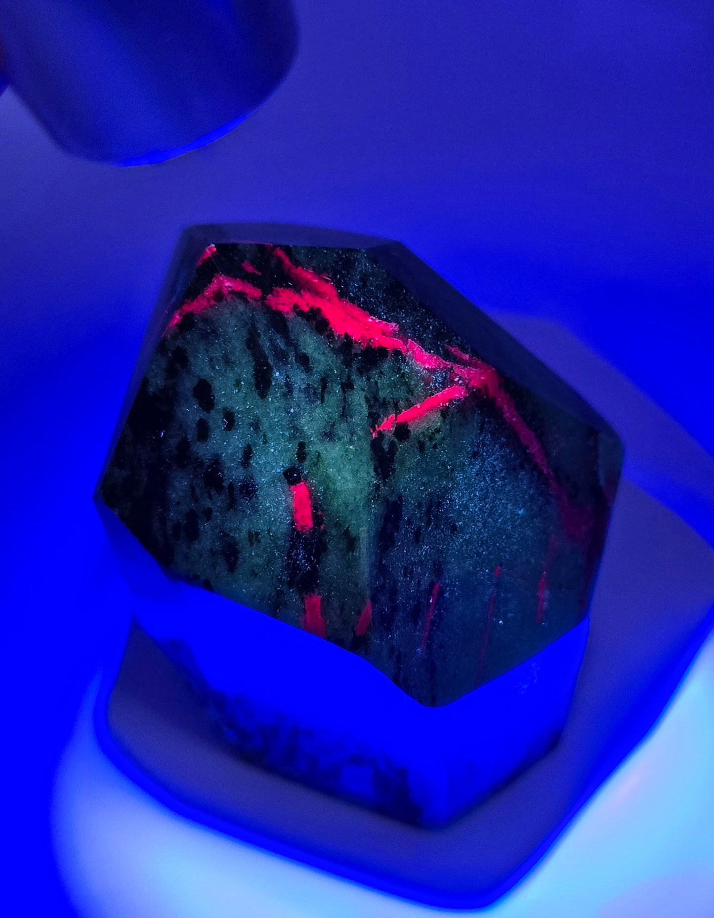 UV Reactive Ruby in Zoisite Freeform