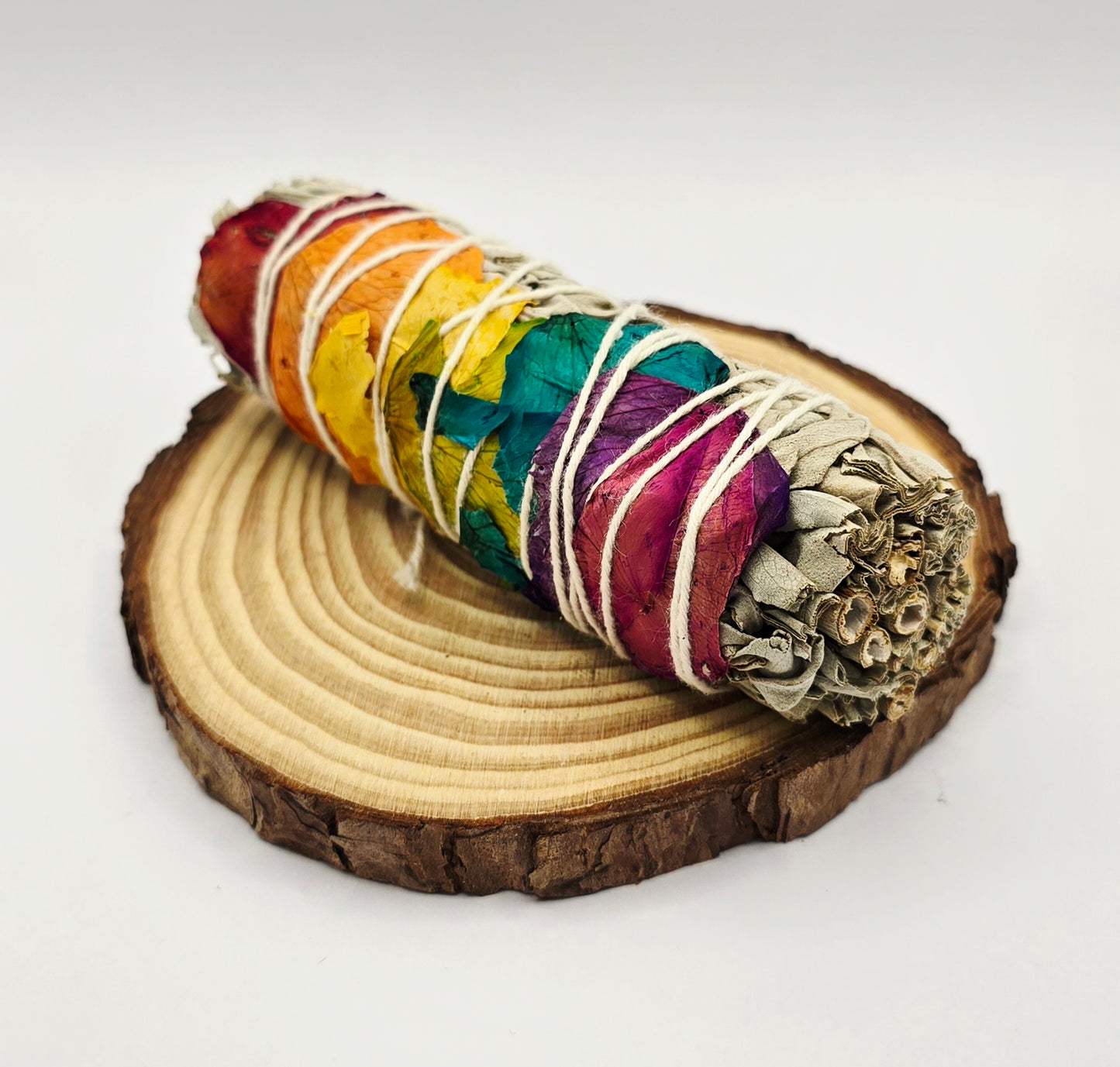 10cm 7 Chakra Smudge Stick