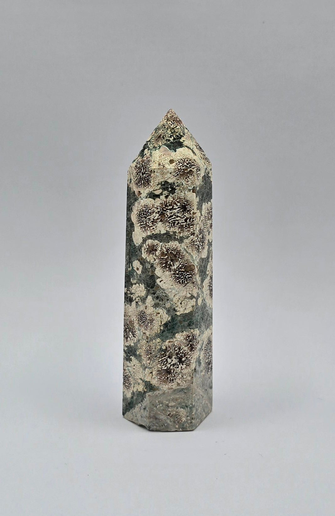 Russian Flower Agate Tower