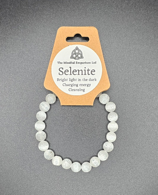 Selenite 8mm Bracelet