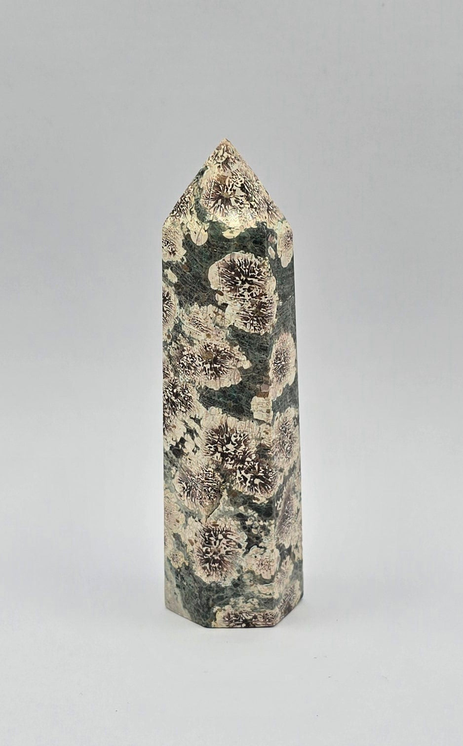 Russian Flower Agate Tower