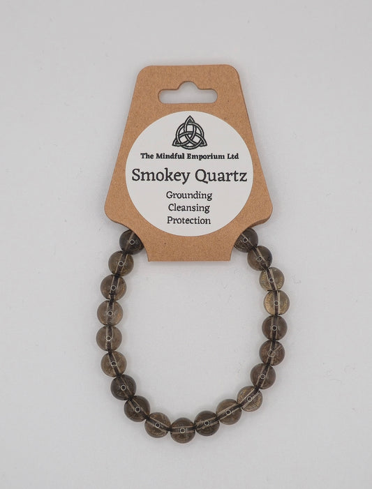Smokey Quartz 8mm Bracelet