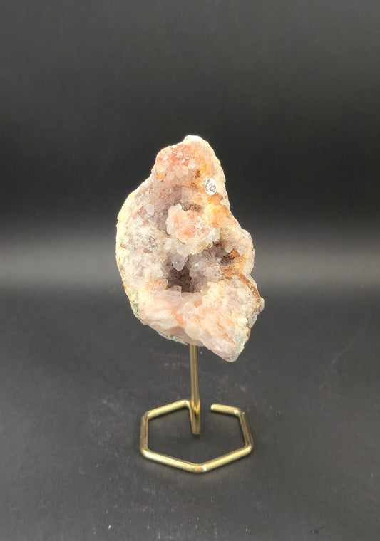 Pink Amethyst Geode on Stand