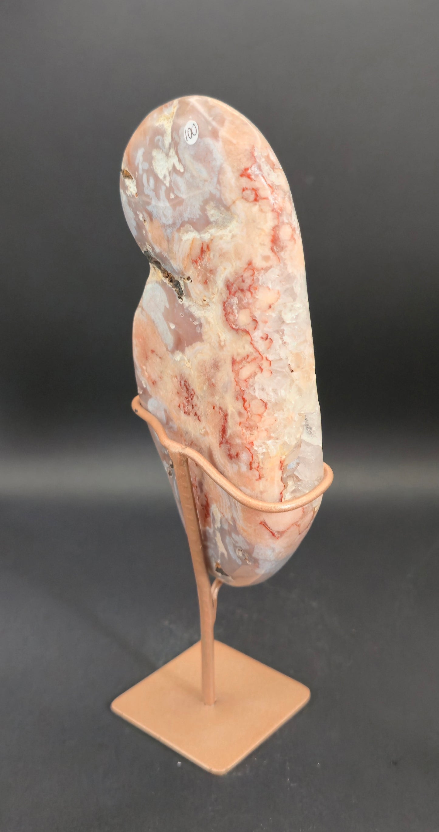 Pink Amethyst Slab on Stand