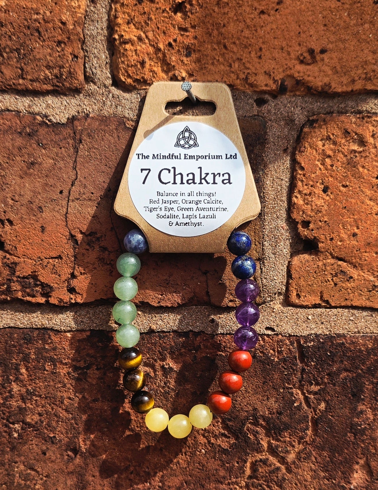 7 Chakra 8mm Crystal Bracelet