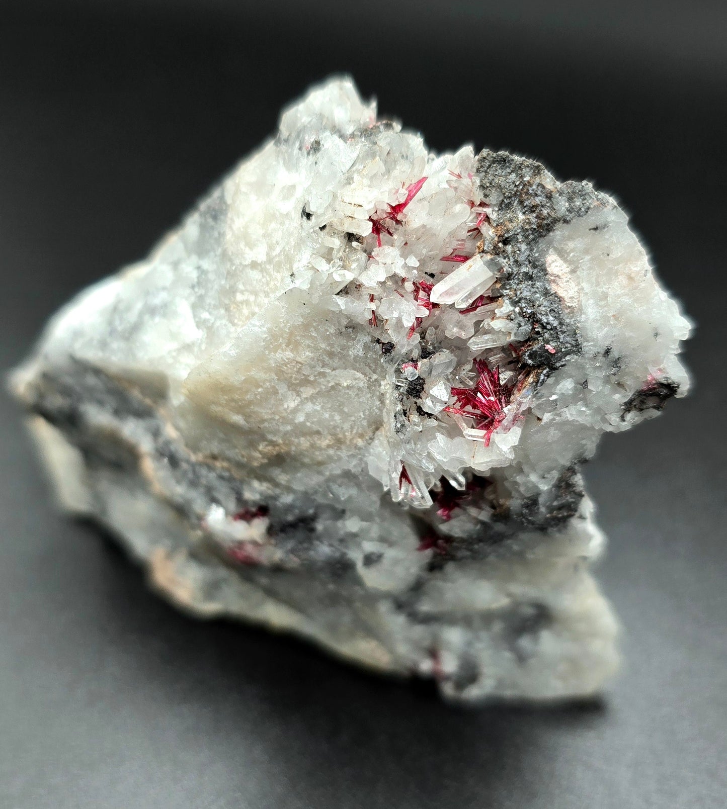 Erythrite & Quartz Specimen