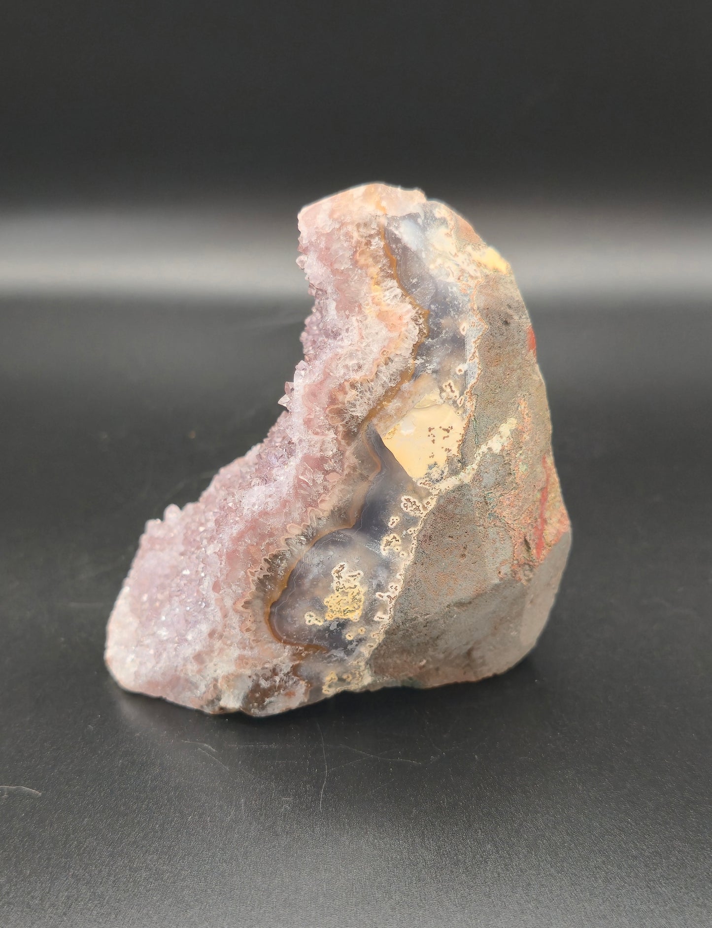 Amethyst cut base freeform