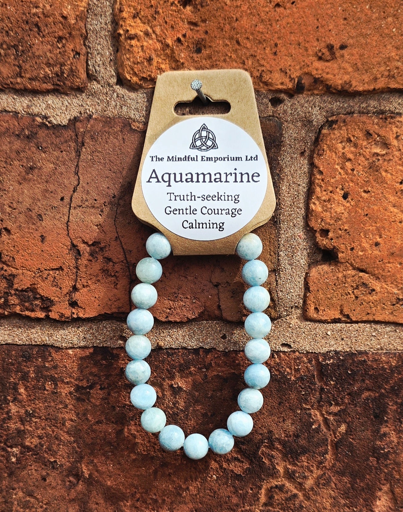 Aquamarine 8mm Bracelet