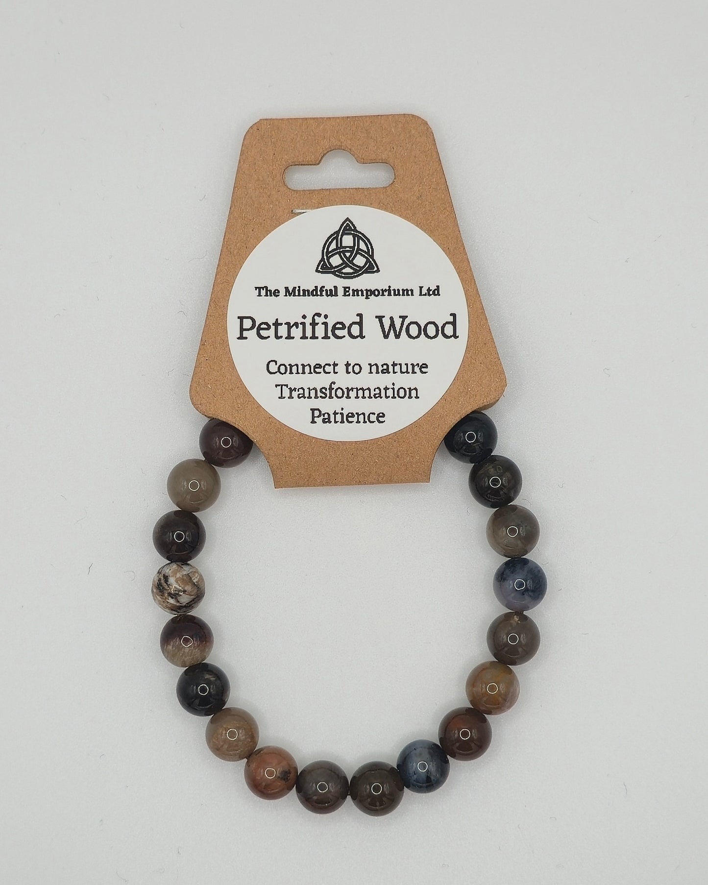 Petrified Wood 8mm Bracelet