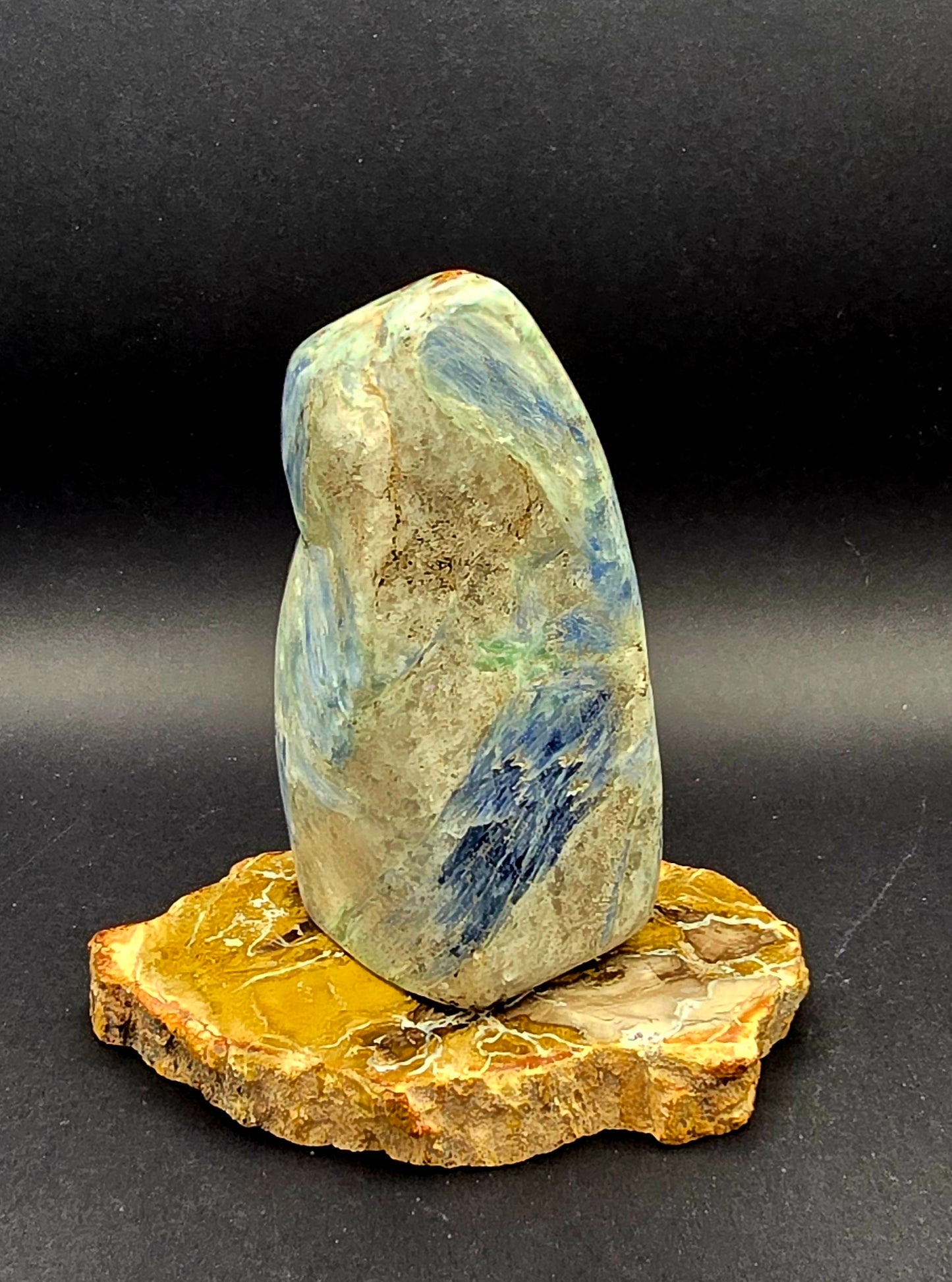 Blue Kyanite polished Freeform