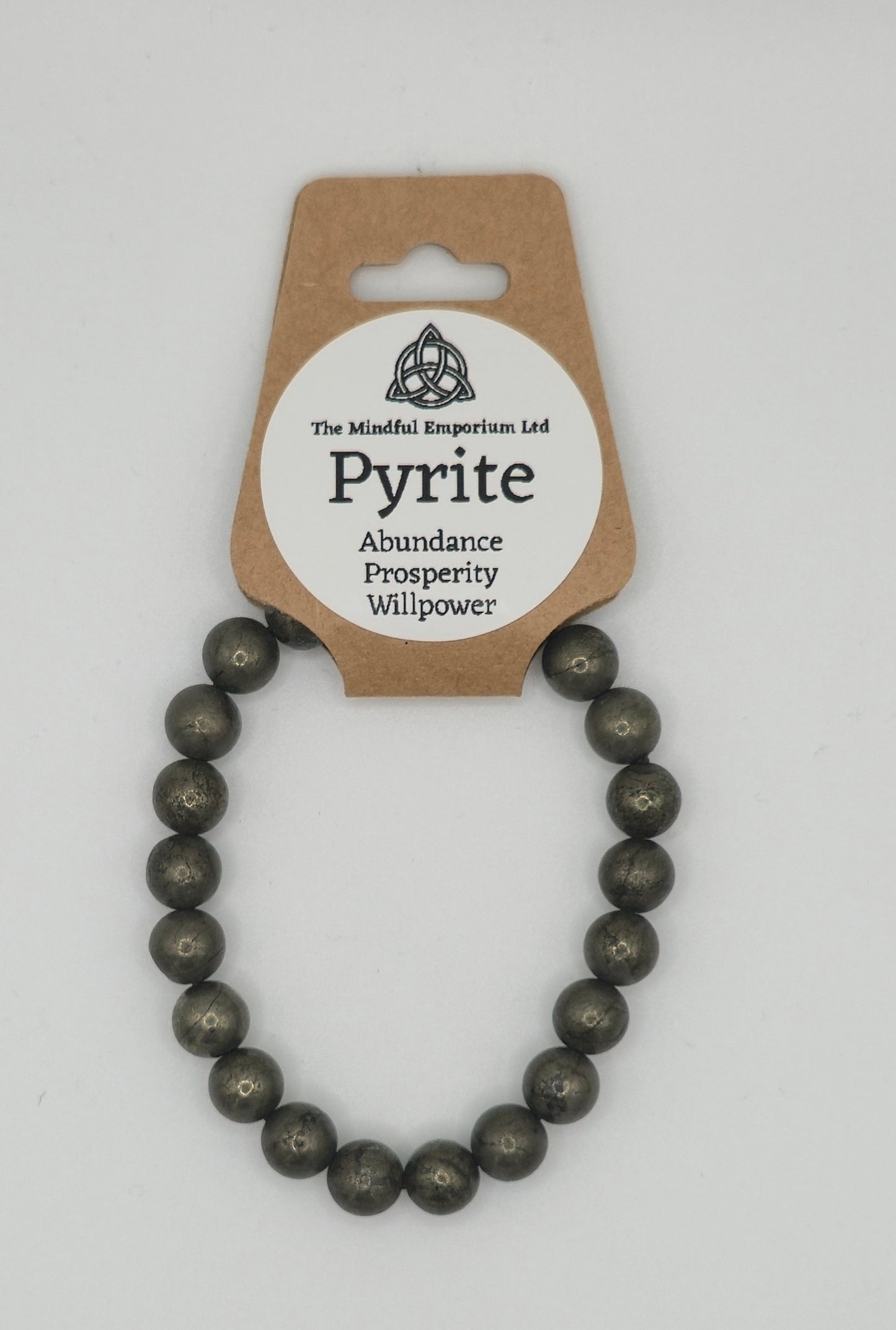 Pyrite 8mm Bracelet