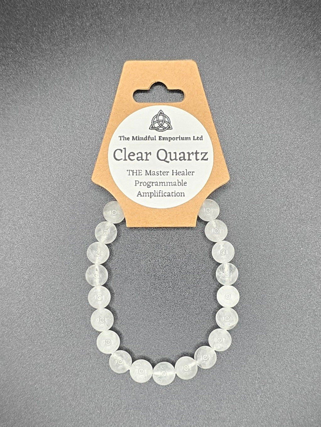 Clear Quartz 8mm Bracelet