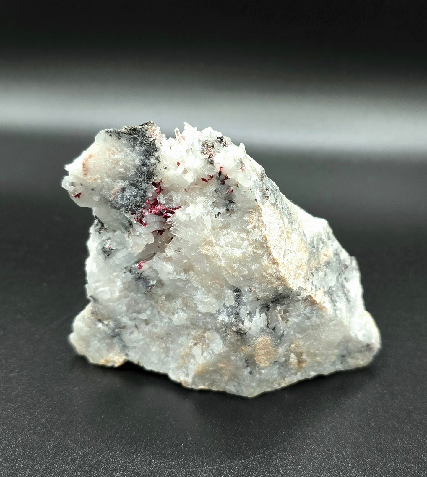 Erythrite & Quartz Specimen
