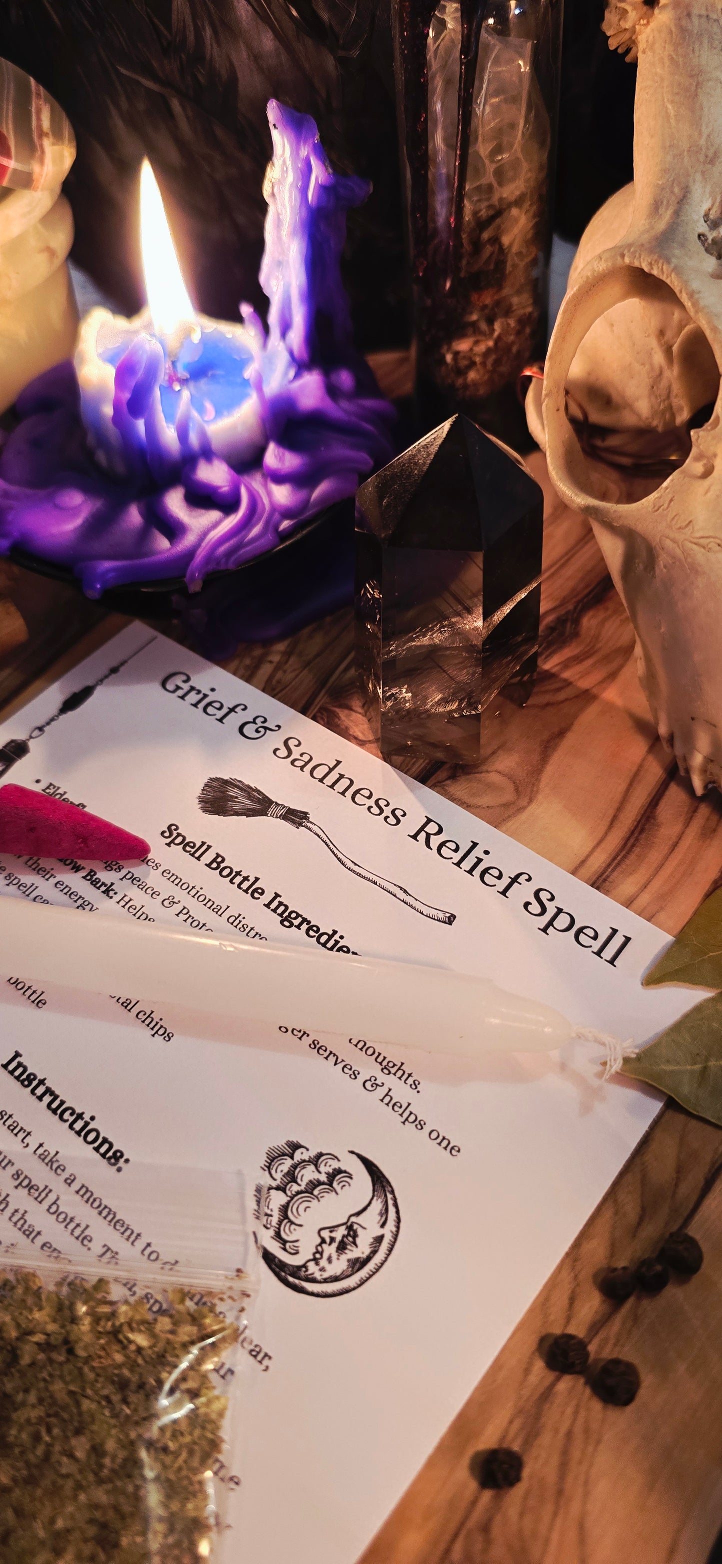 Grief & Sadness Spell kit