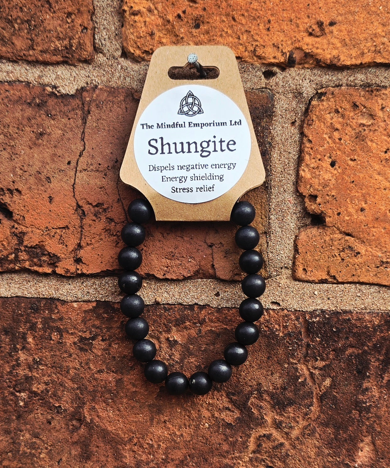 Shungite 8mm Crystal Bracelet