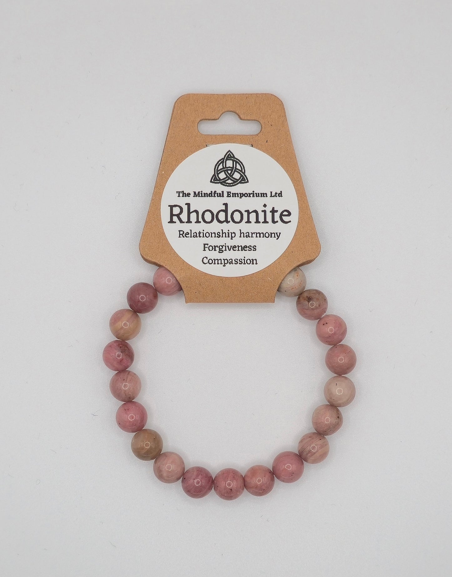 Rhodonite 8mm Bracelet