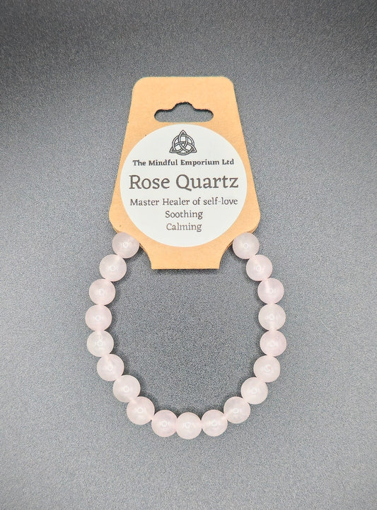 Rose Quartz 8mm Bracelet