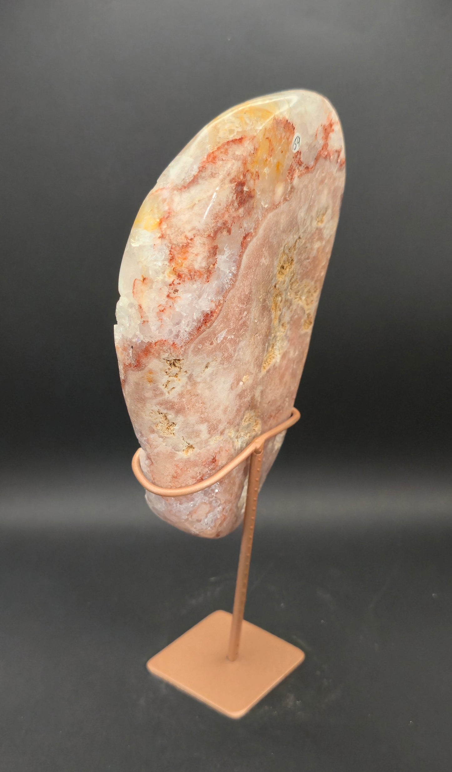 Pink Amethyst Slab on Stand