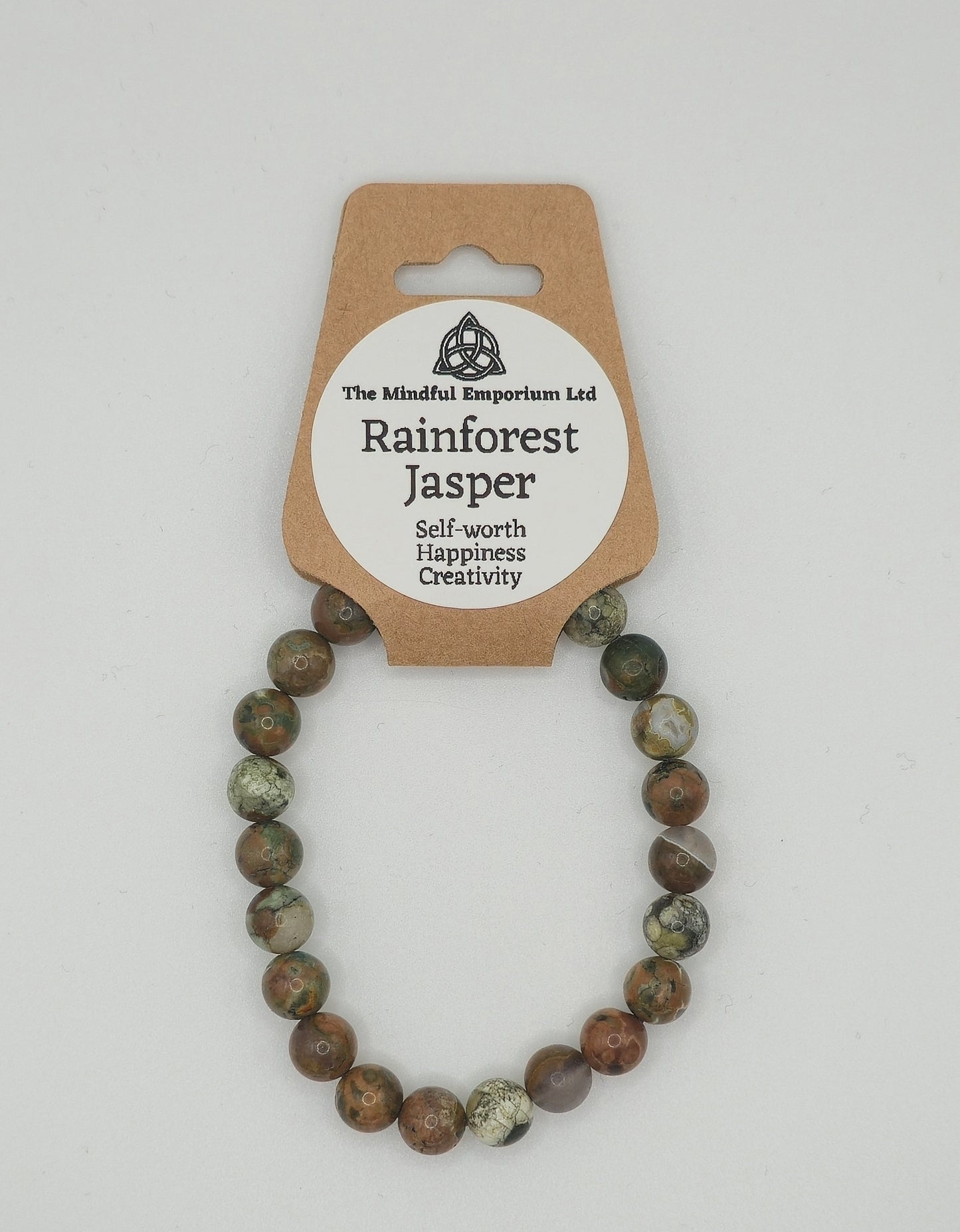 Rainforest Jasper 8mm Bracelet