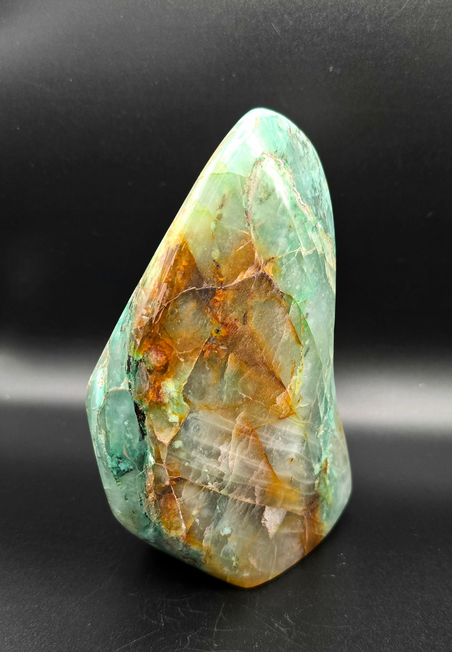 Rare Turquoise in Quartz Freeform