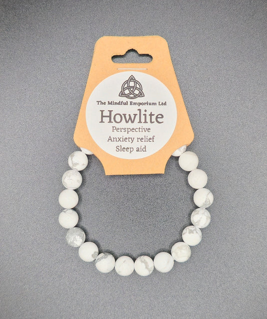 Howlite 8mm Bracelet
