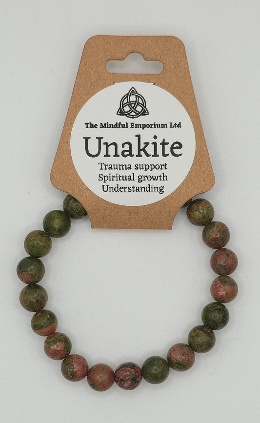Unakite 8mm Bracelet