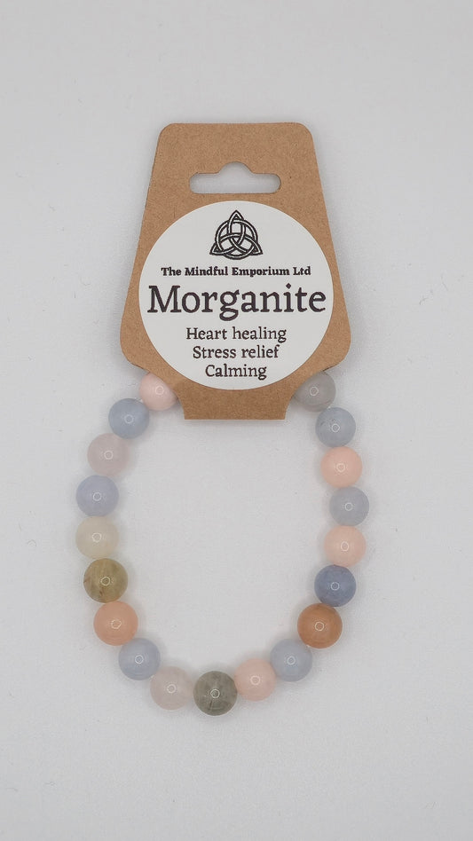 Morganite 8mm Bracelet