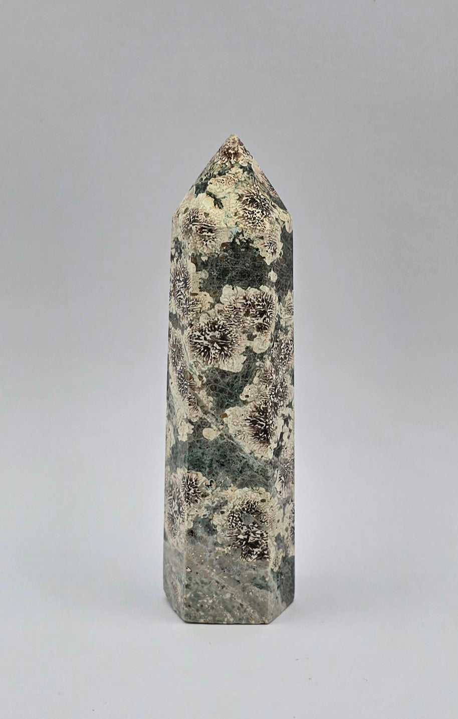 Russian Flower Agate Tower