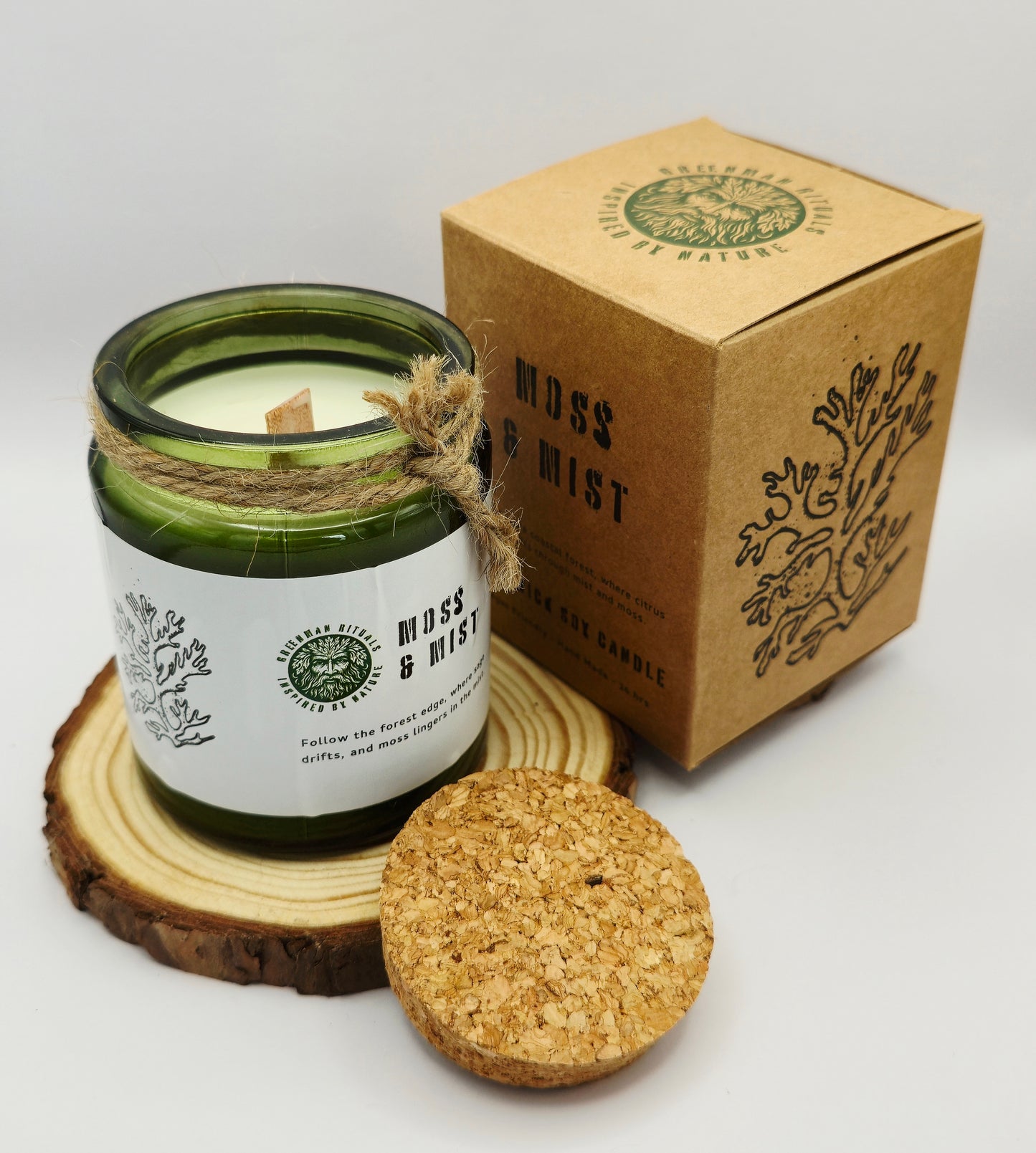 Green Man Moss & Mist Soy Wax Candle
