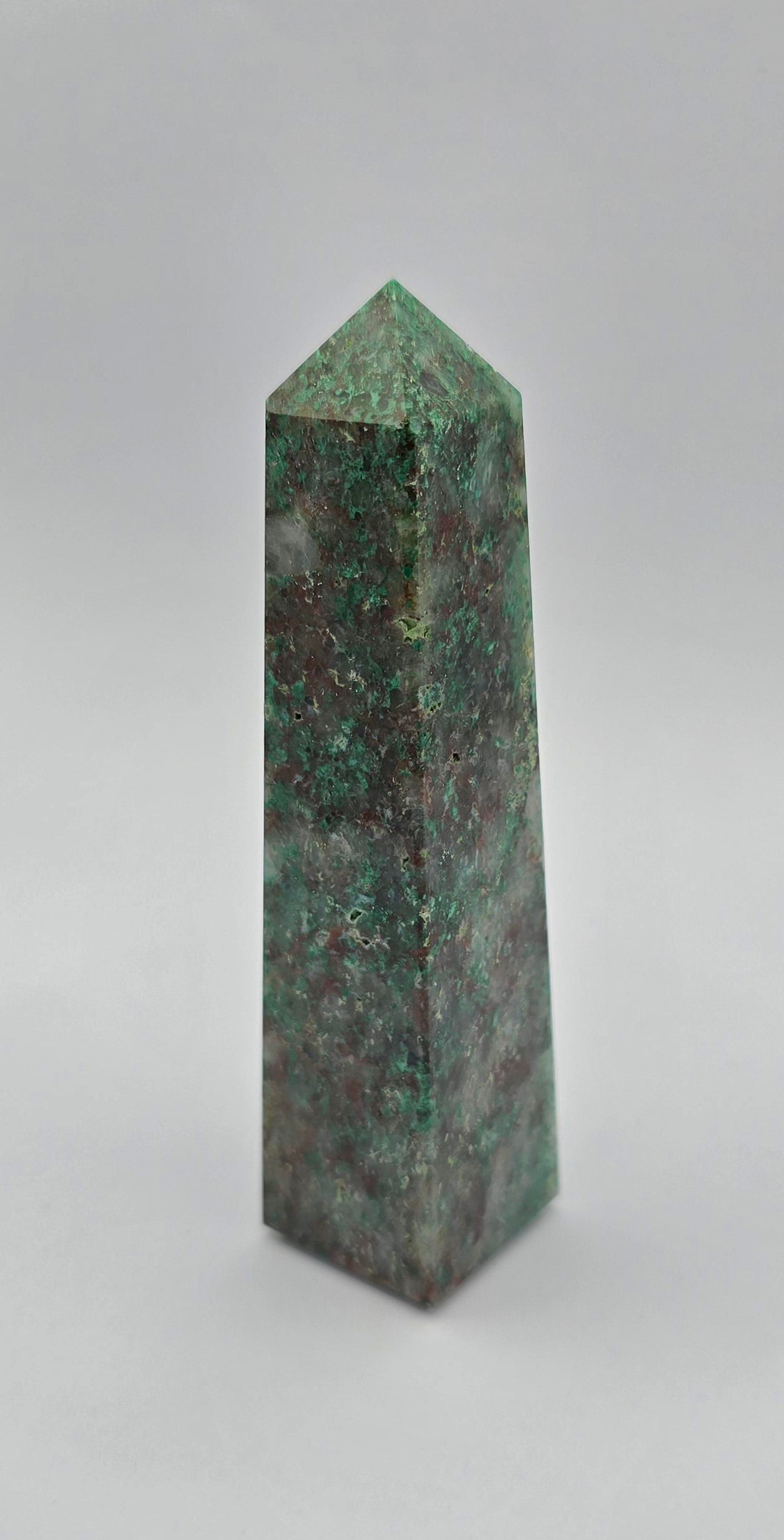 Chrysocolla & Quartz Tower