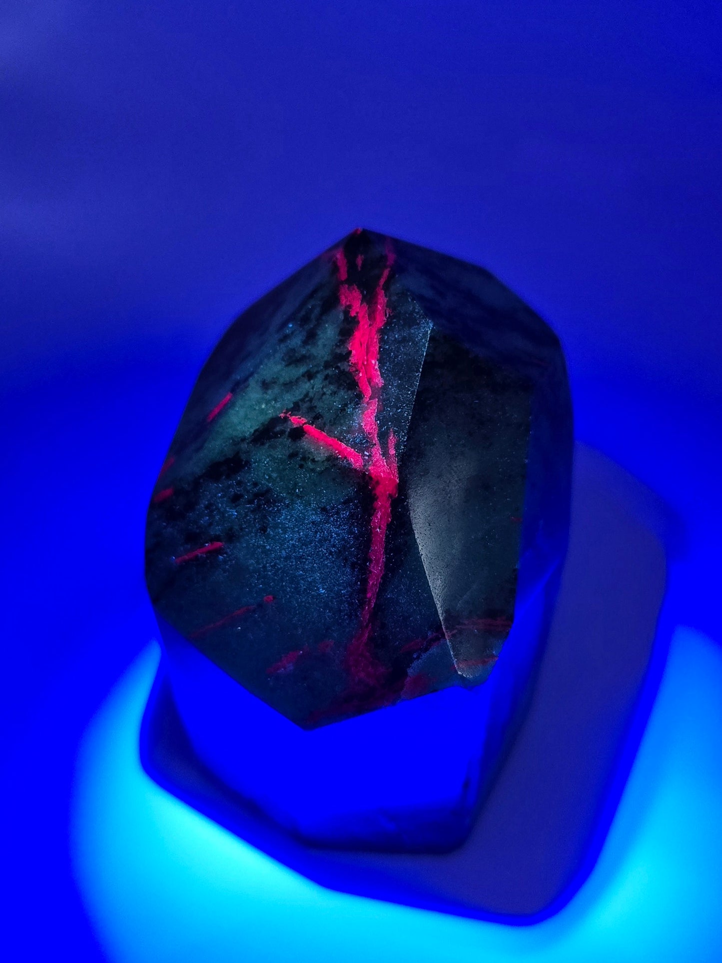 UV Reactive Ruby in Zoisite Freeform