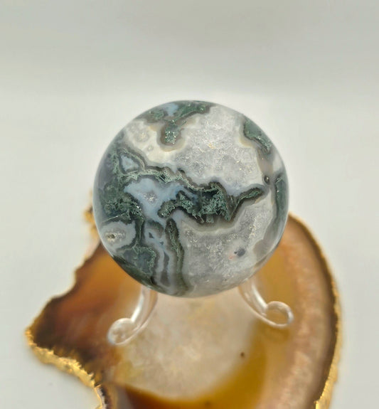 Moss Agate Sphere