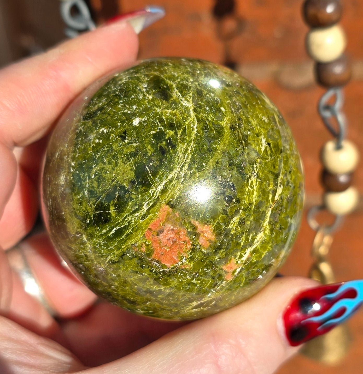 Unakite Sphere
