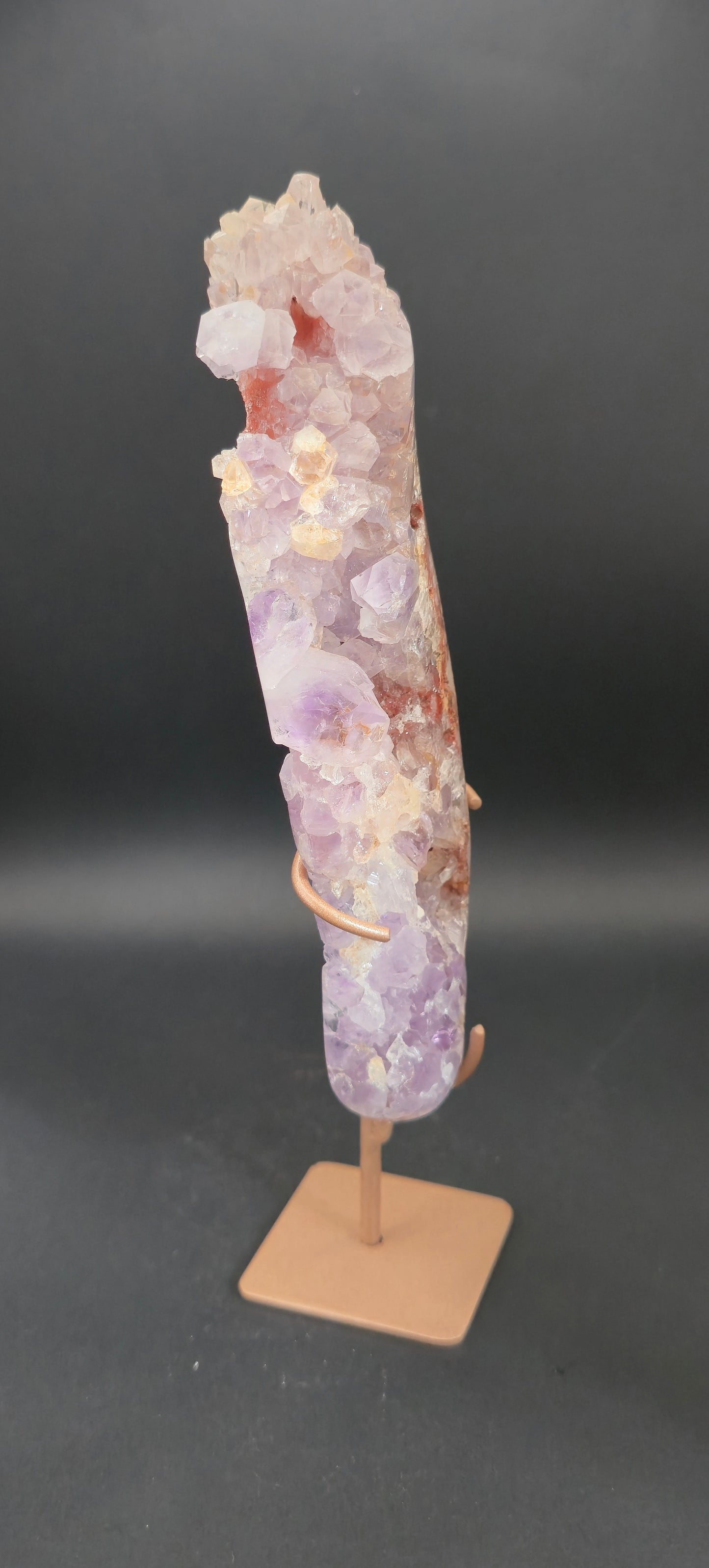 Pink Amethyst Freeform on Stand