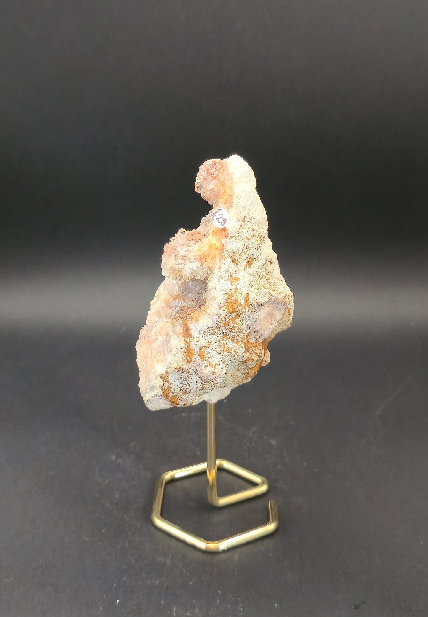 Pink Amethyst Geode on Stand