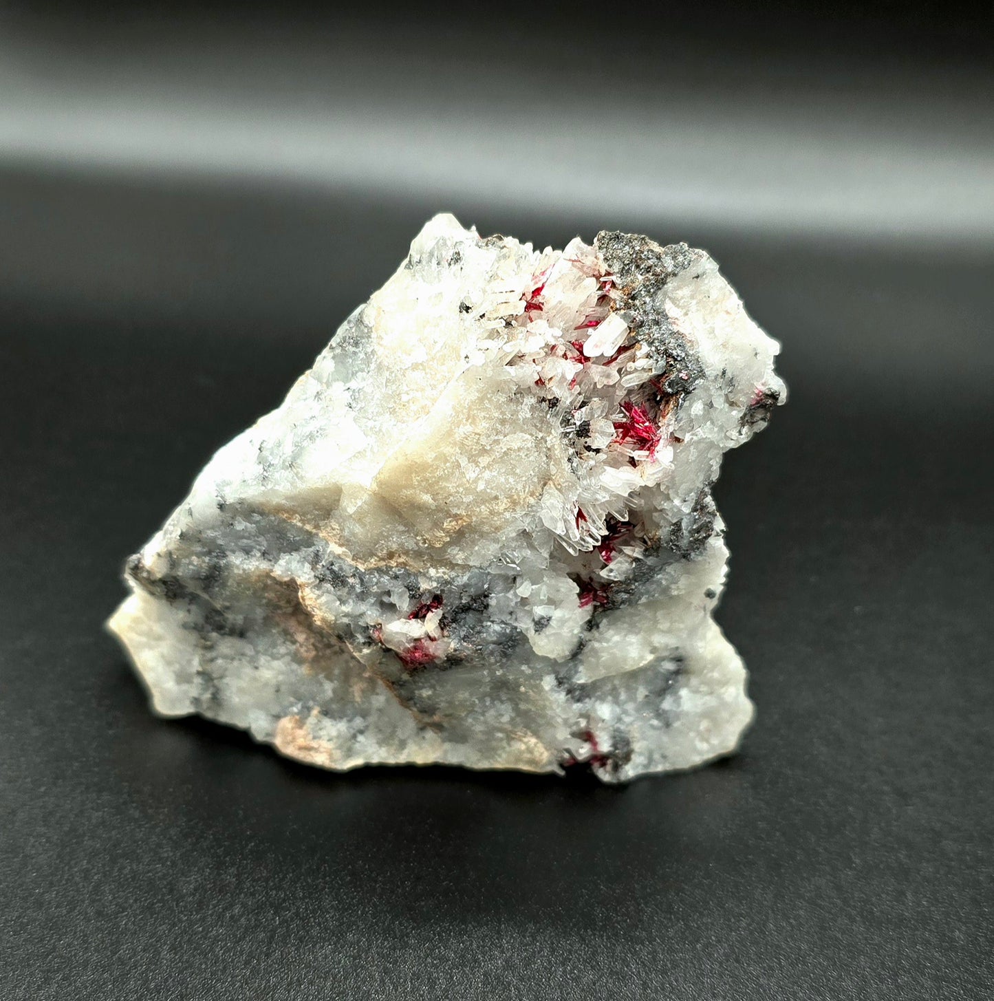 Erythrite & Quartz Specimen