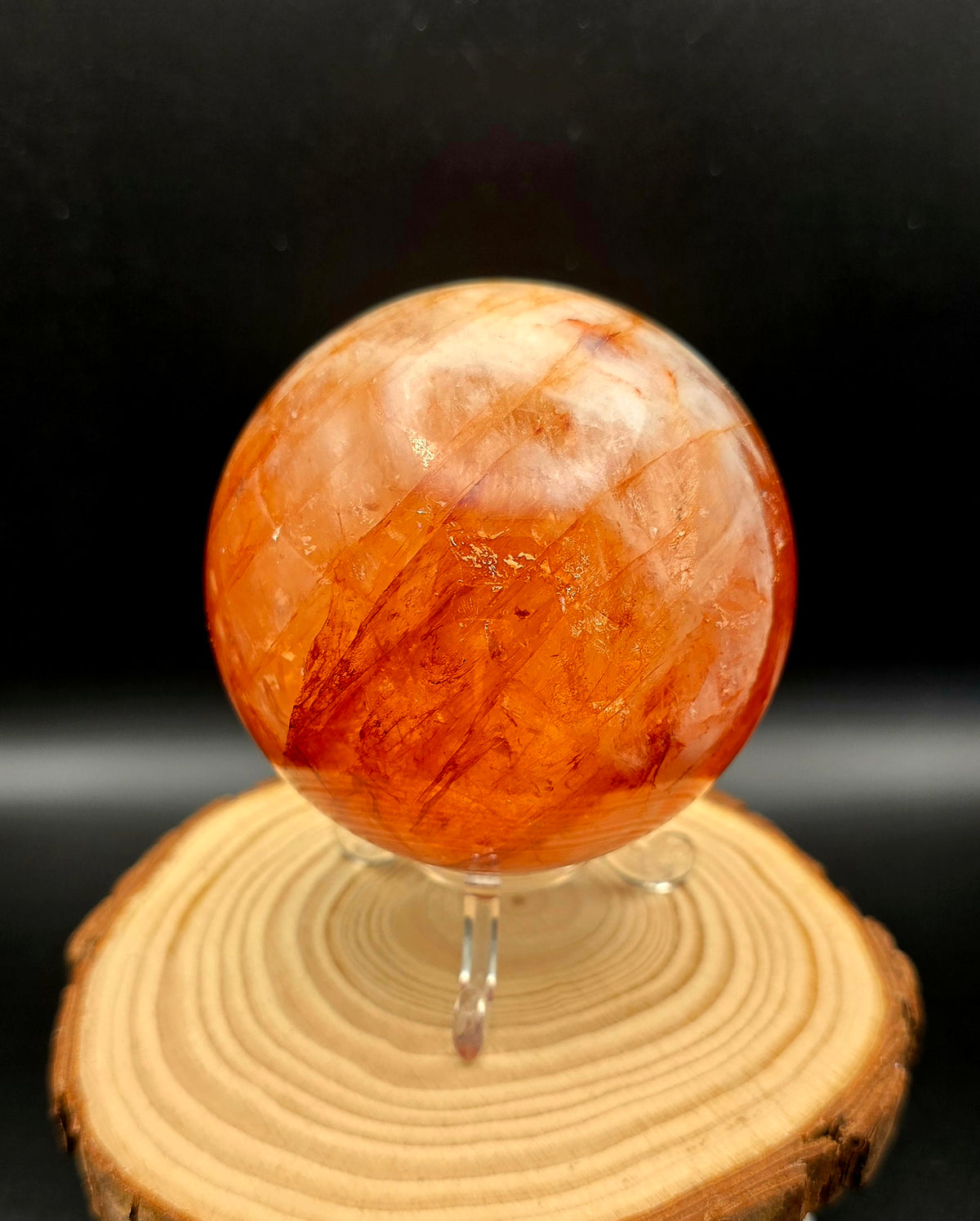 Fire Quartz Sphere