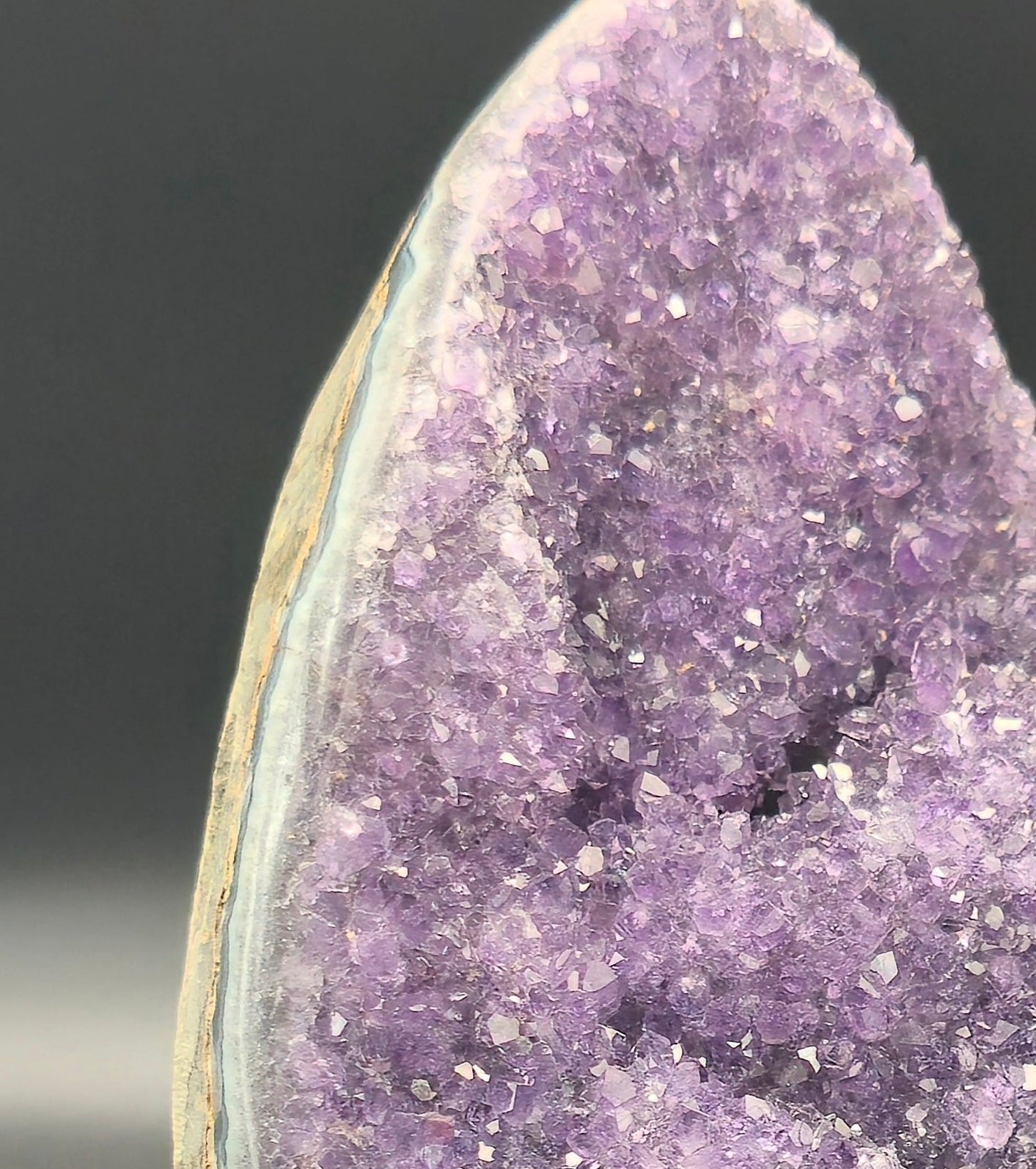 Amethyst cut base freeform