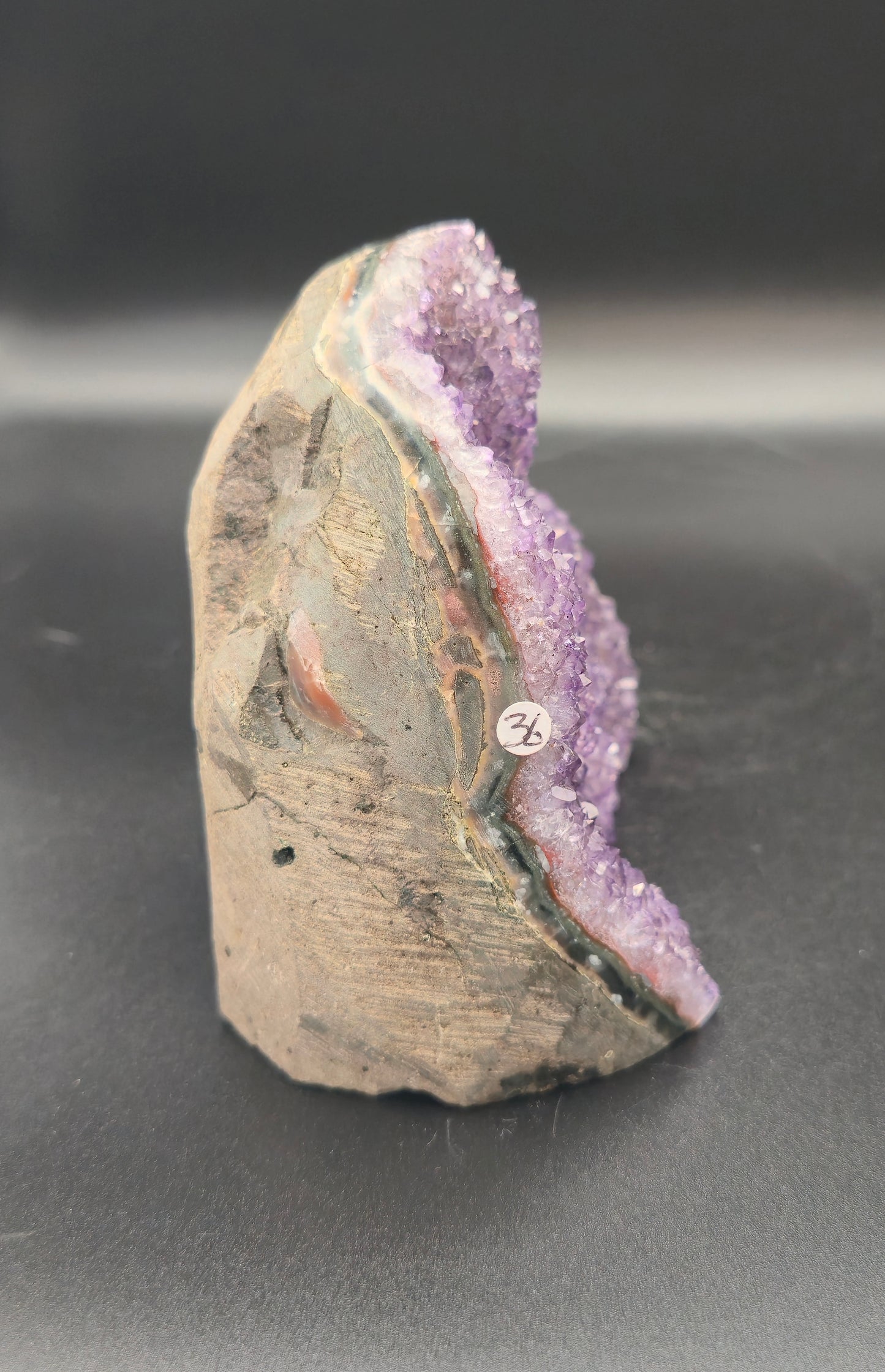 Amethyst cut base freeform