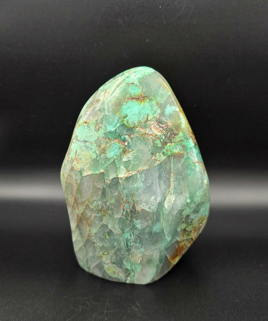 Rare Turquoise in Quartz Freeform